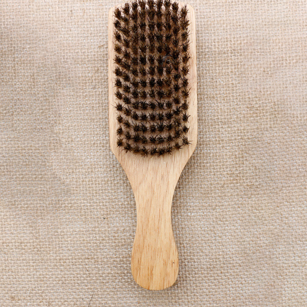 Men Grooming Usa - 2개입 수염 스타일링 빗 양면 멧돼지털