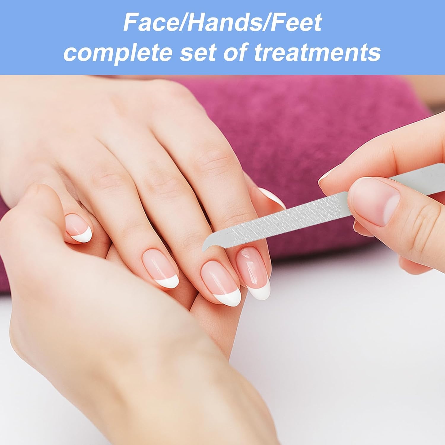 Men'S Grooming Fingernails - 4종 네일 클리퍼 세트, 블루 가죽