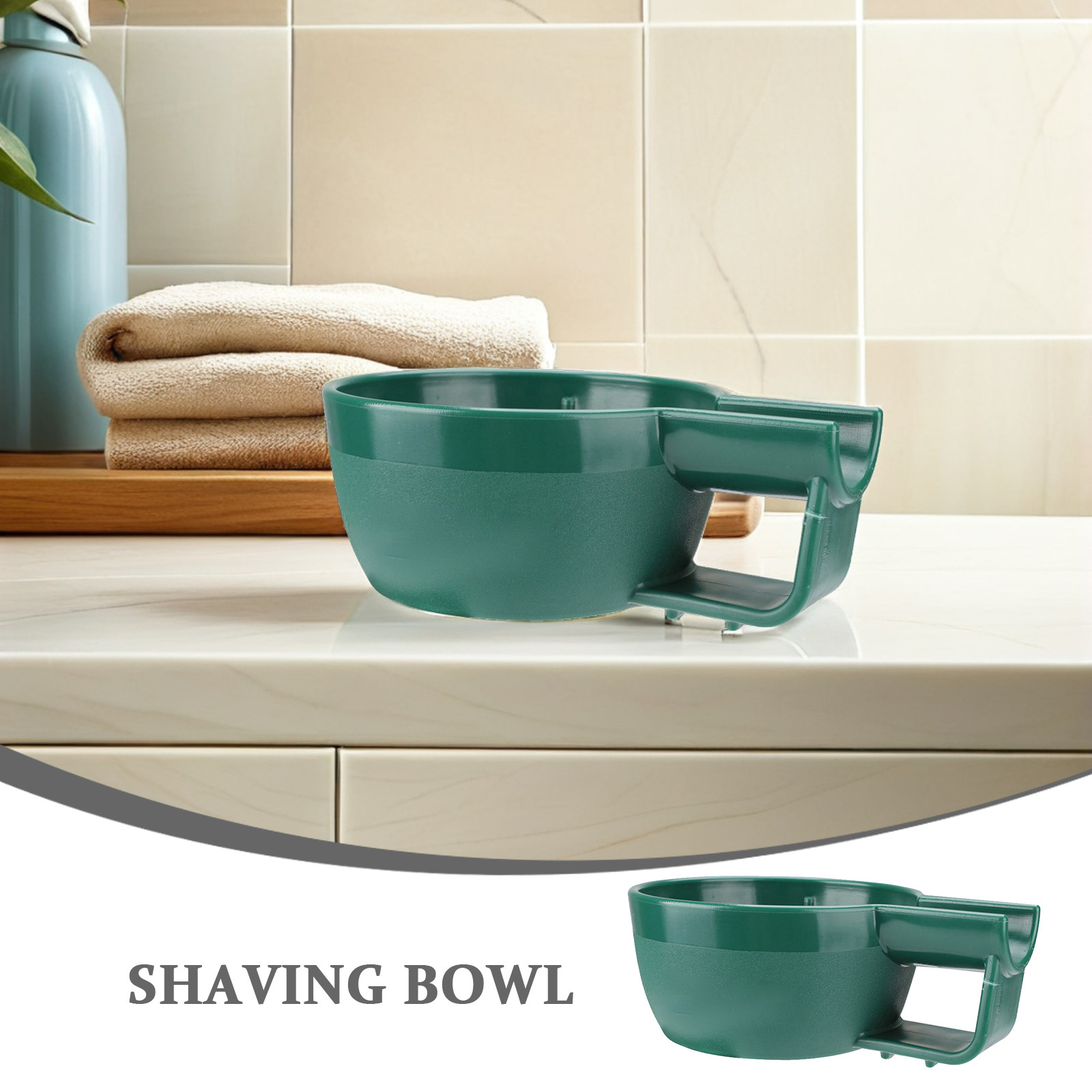 대형 딥 디자인 플라스틱 면도 크림 그릇, 남성용 면도 - Shaving Bowl Soap 리뷰 및 가격