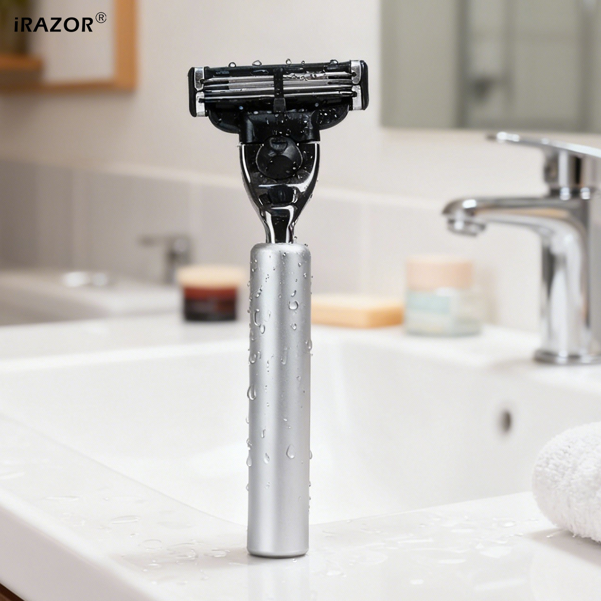 iRAZOR 클래식 남성용 면도기 알루미늄 핸들 3중  - Men'S Grooming Underarm 리뷰 및 가격