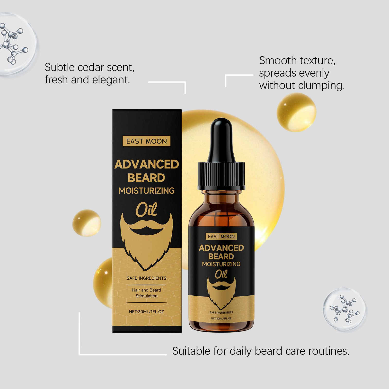 이스트 문 로즈마리 수염 연화 오일 강화 보습 건조함  - Beard Oil Growth 리뷰 및 가격