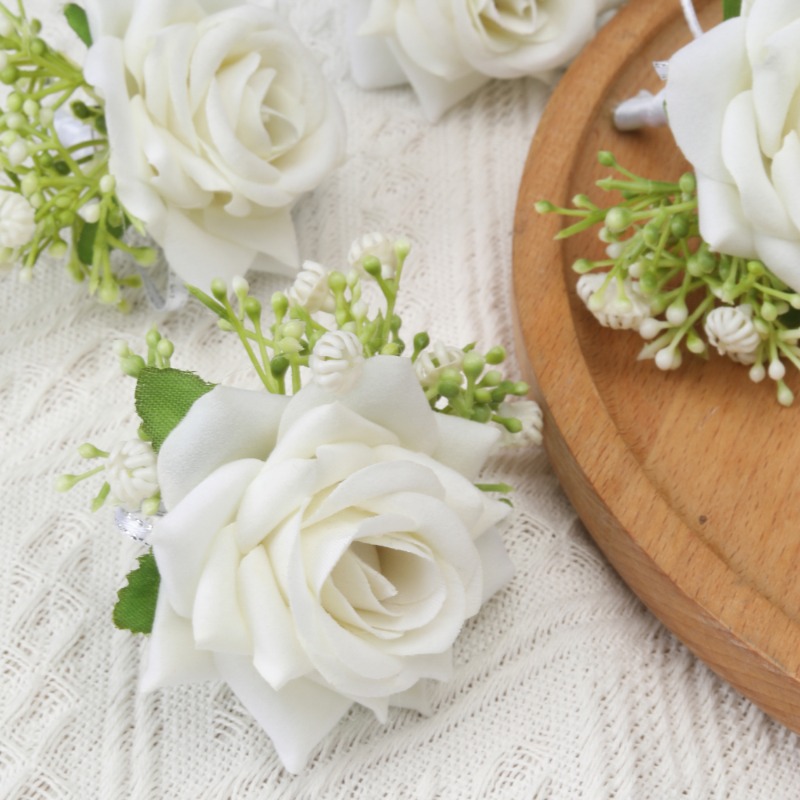 남성용 Boutonniere 신랑 로즈 부토니에 결혼  - Men'S Grooming Set 리뷰 및 가격
