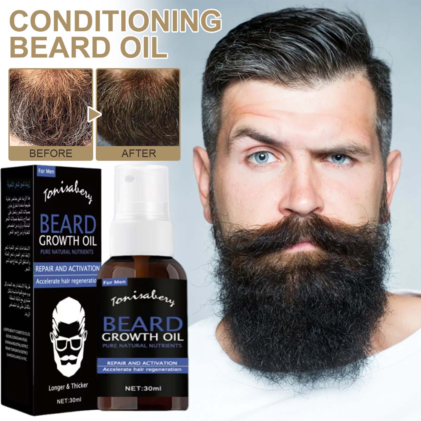 수염 성장 오일 수염 왁스 밤 탈모 방지 제품 가슴털  - Beard Oil Growth 리뷰 및 가격