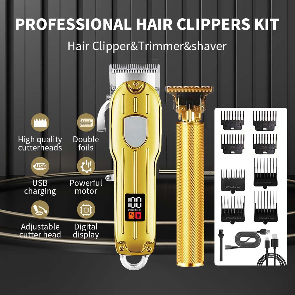 2 in 1 전기 헤어 클리퍼 & T-블레이드 트리머  - Men'S Grooming Set 리뷰 및 가격