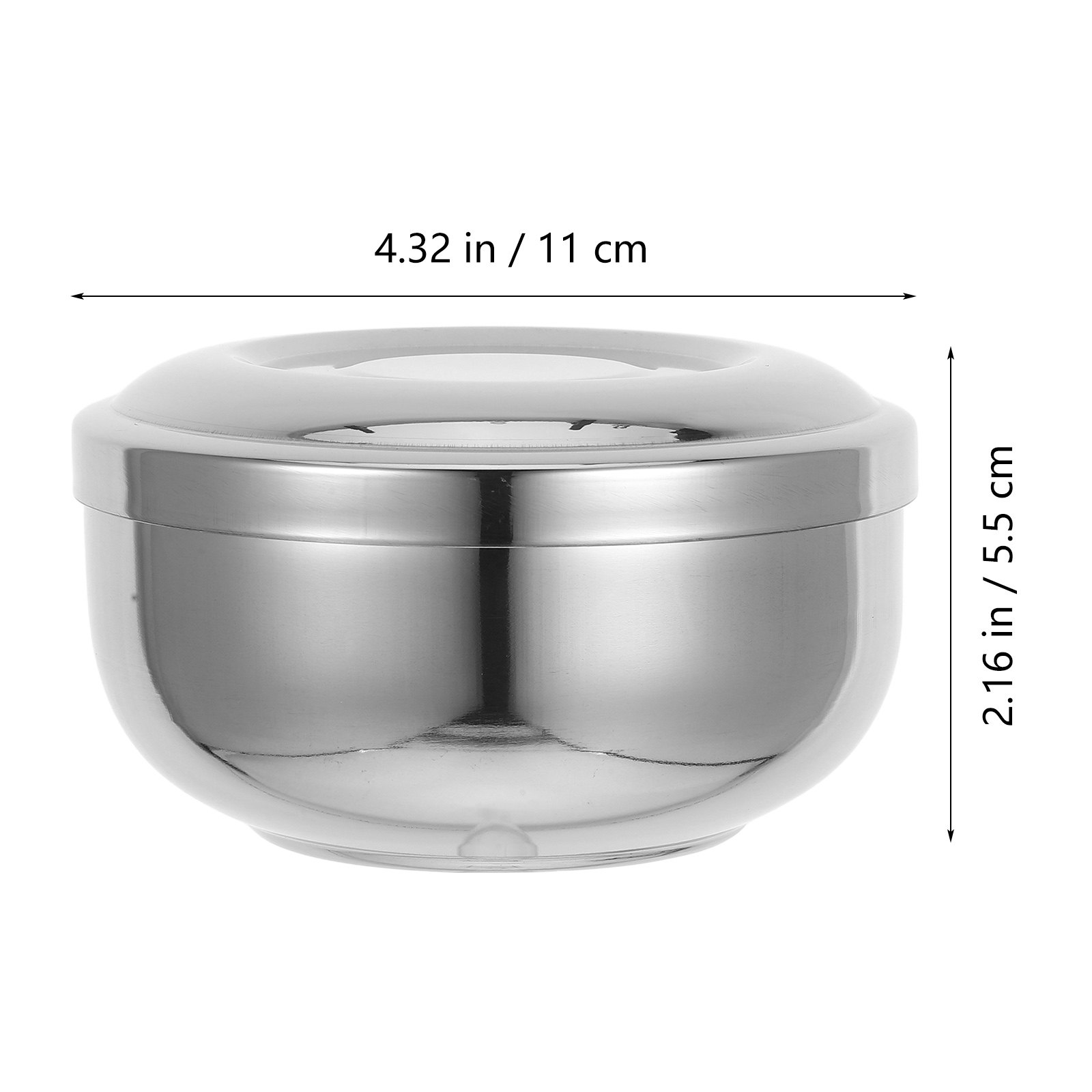 남성용 스테인리스 스틸 면도 머그컵, 뚜껑이 있는 금속 - Shaving Bowl Soap 리뷰 및 가격