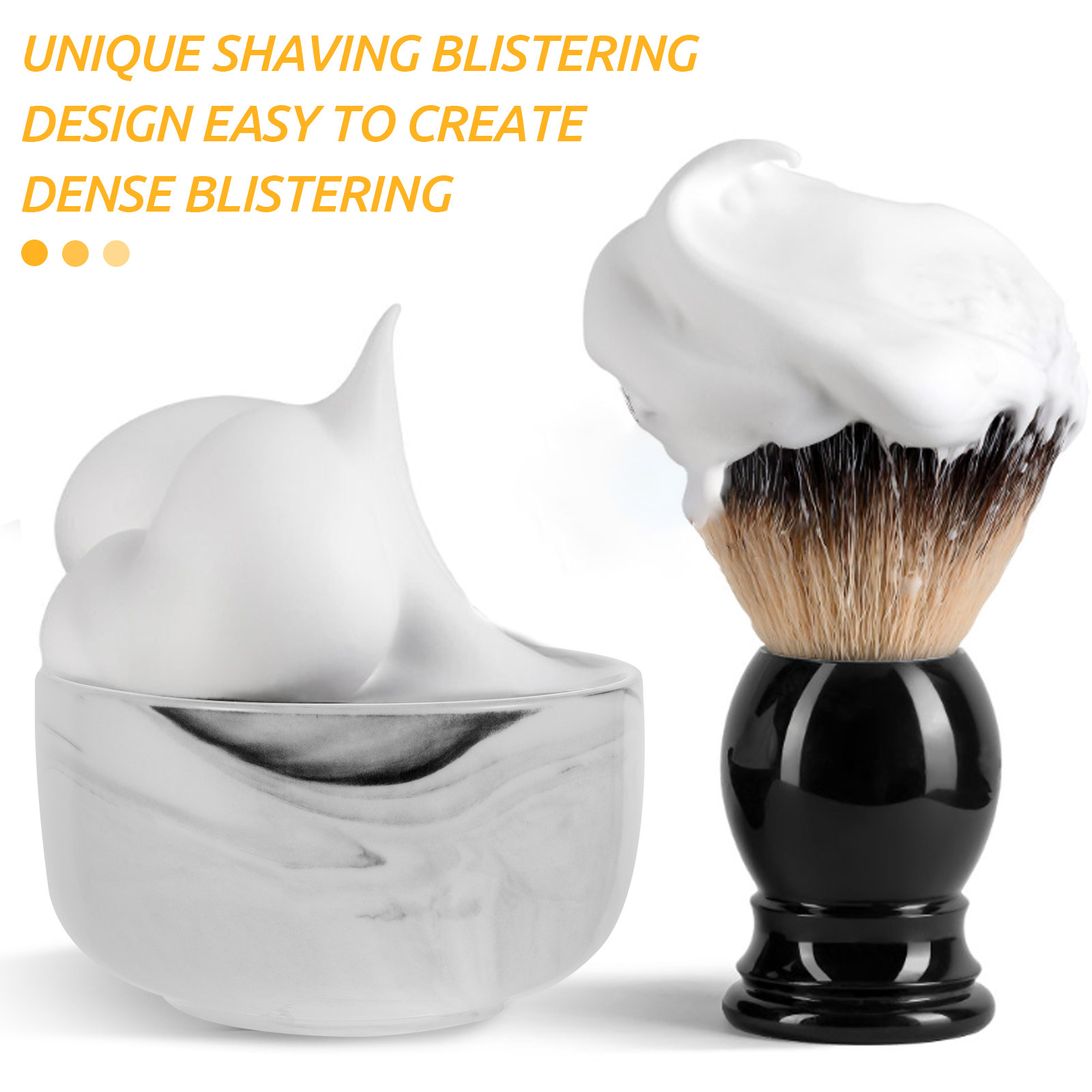 남성용 면도 그릇, 대리석 질감 도자기 면도 비누 그릇 - Shaving Bowl Soap 리뷰 및 가격