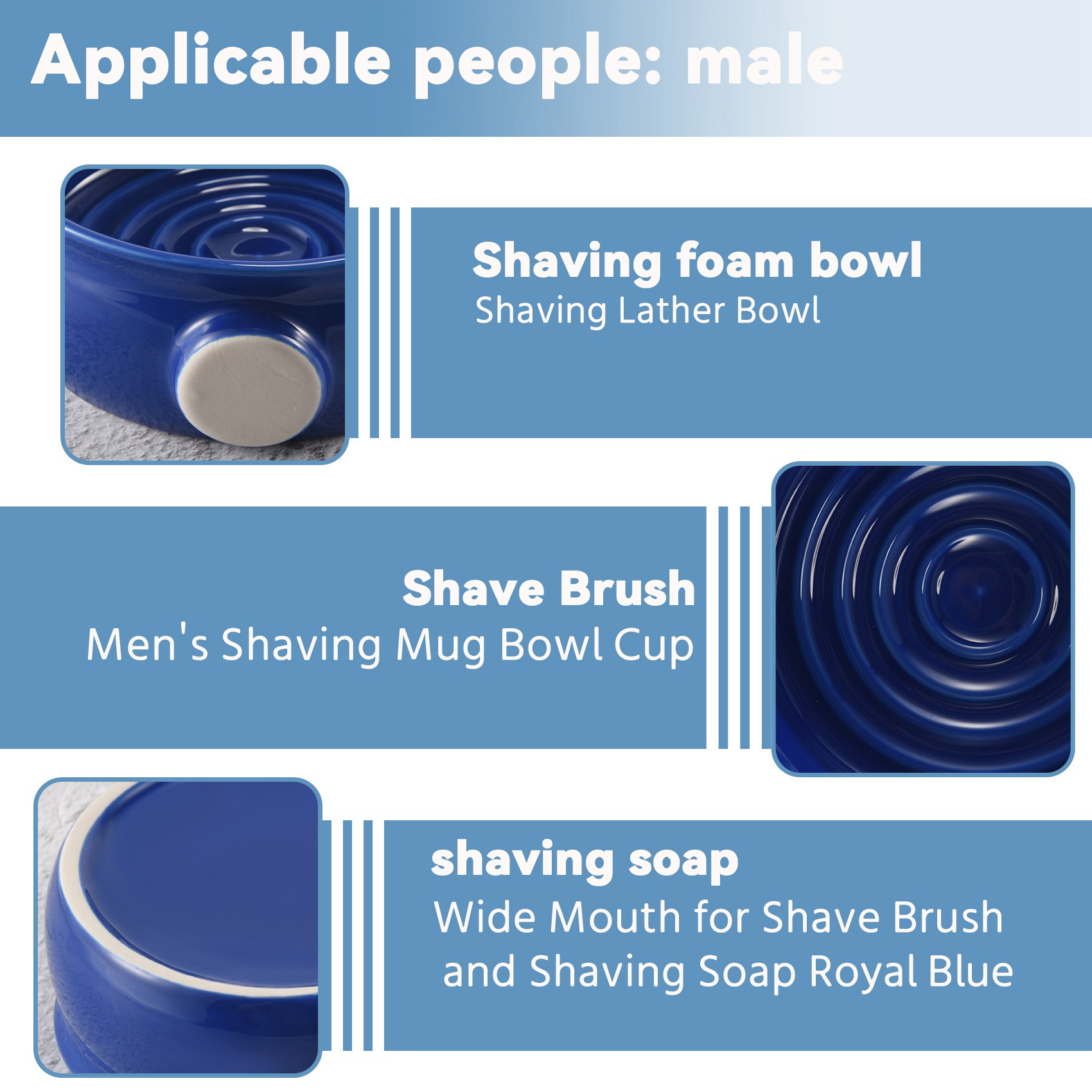 YCOC- 남성용 면도 머그컵, 나사형 바닥, 넓은 입 - Shaving Bowl Soap 리뷰 및 가격