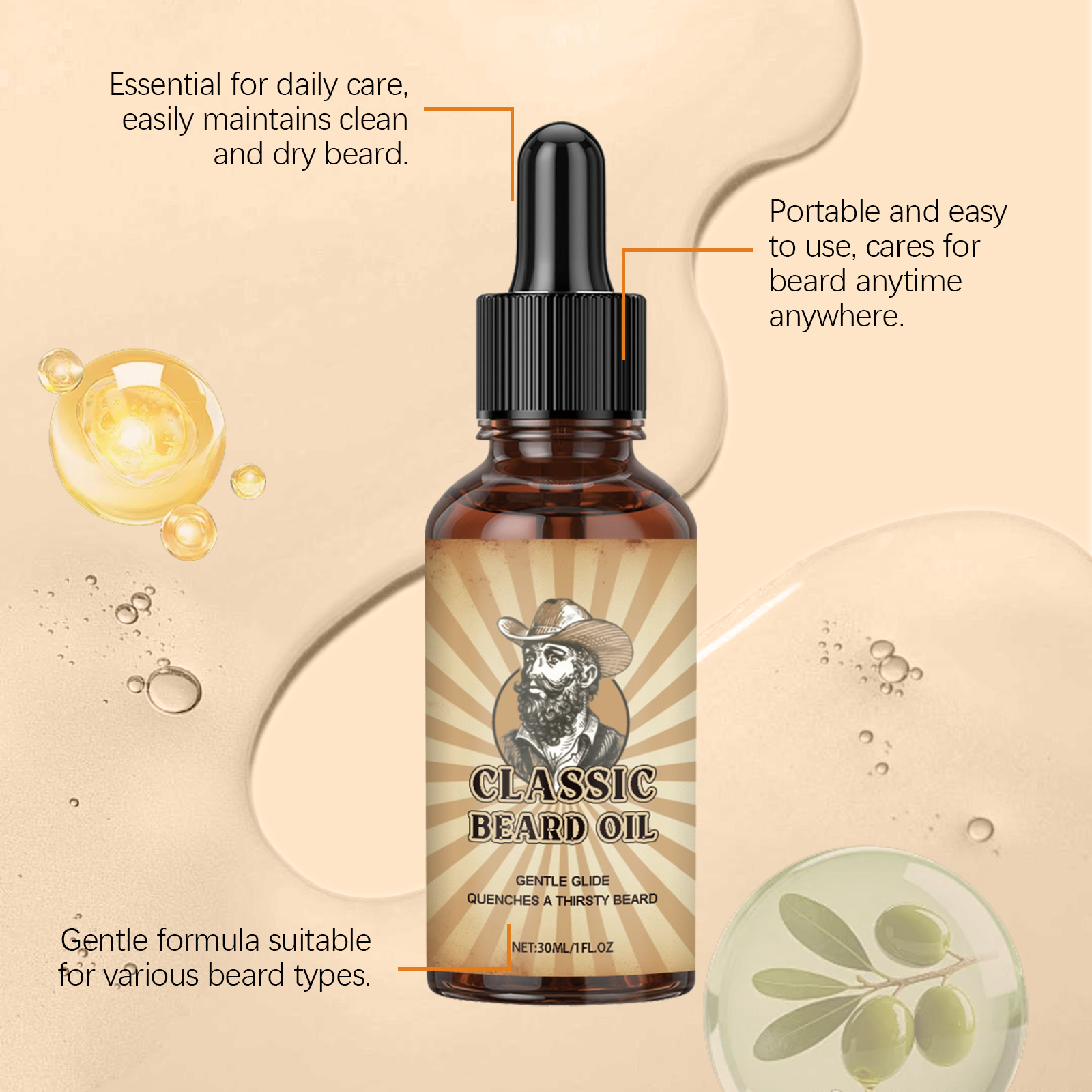 수염 성장 케어 에센셜 오일, 윤활 및 유분 조절, 지 - Beard Oil Growth 리뷰 및 가격